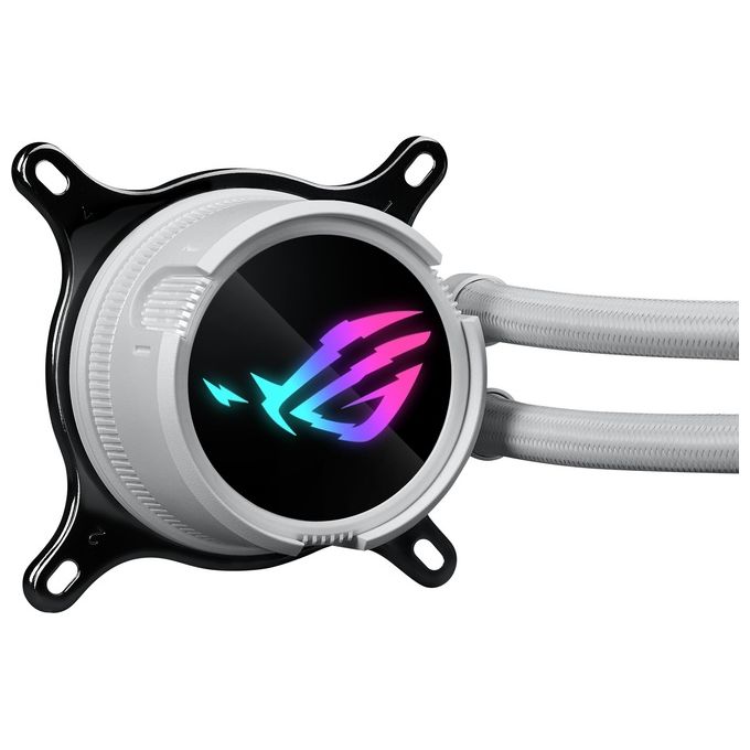 ASUS 90RC00T2-M0UAY0 ROG Strix LC III Kit di raffreddamento a liquido per CPU Pompa Asetek Gen7 v2 3 ventole da 120 mm ARGB colore Bianco