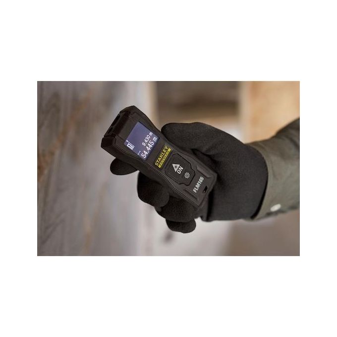 Stanley FMHT77165-0 FatMax Misuratore Laser 50 m precisione 1,5 mm batteria Li-Ion ricaricabile USB colore Nero