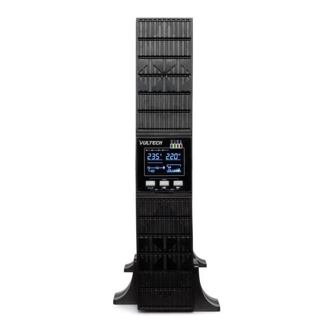 Vultech GS-1KVAS-RK Server Series Gruppo Di Continuita' Online 1000VA Onda Sinusoidale 8 prese IEC C13 colore Nero