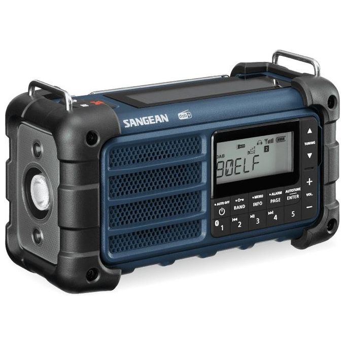 Sangean MMR-99DAB+ MMR-99 DAB Radio Portatile Digitale con DAB+ FM Bluetooth 5.0 IP55 colore Ocean Blue