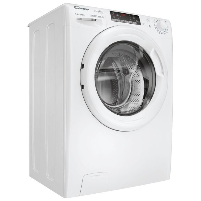 Candy COW4854TWM6-1-S Smart Pro Lavasciuga Carica Frontale 8-5 Kg 1400 rpm Classe D Wi-Fi Inverter BPM Aquastop (85x60x54 cm) colore Bianco