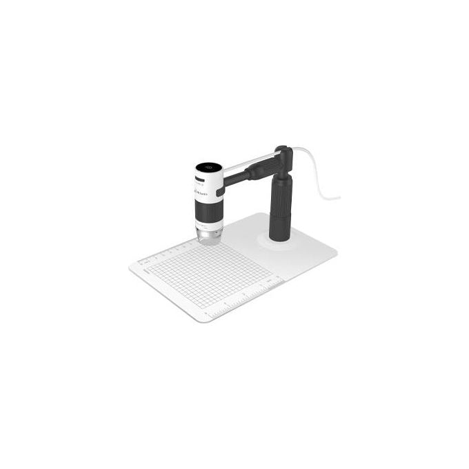 Atlantis E45-MS725 Microscopio Digitale USB Risoluzione UXGA 1600x1200 Ingrandimento 60x e 250x Doppio Fuoco Supporto Regolabile colore Nero