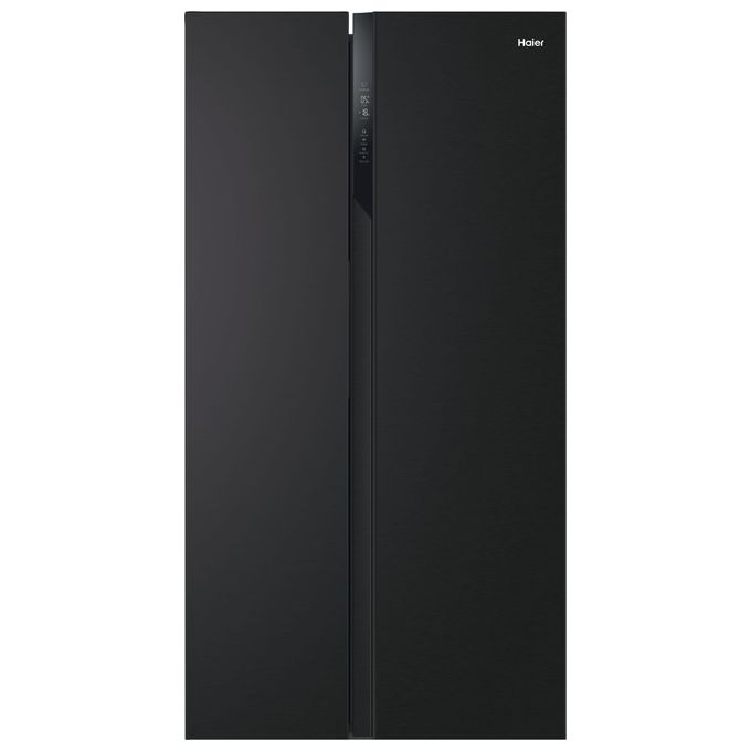 Haier HSR3918ENPB Serie 3 Frigorifero Side by Side 528 L 177,5 cm Classe E 38 dB No Frost Multi Air Flow colore Nero