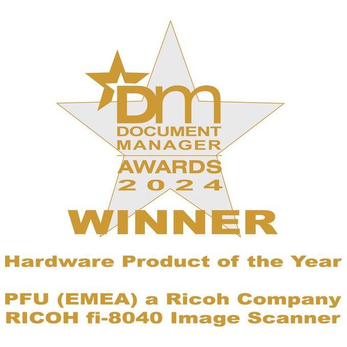 Ricoh 4939761313615 fi-8040 Scanner ADF Duplex 40 ppm 80 ipm Touch Screen 600 x 600 DPI colore Nero Grigio