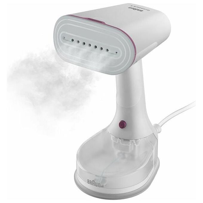 Braun GS5011PU QuickStyle 5 Stiratore Verticale 1200W Vapore 22 g-min Riscaldamento Rapido 45s Dual FreeGlide 3D colore Viola Bianco