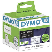 Dymo Cf220etich Labelwriter 54x101mm Bianco
