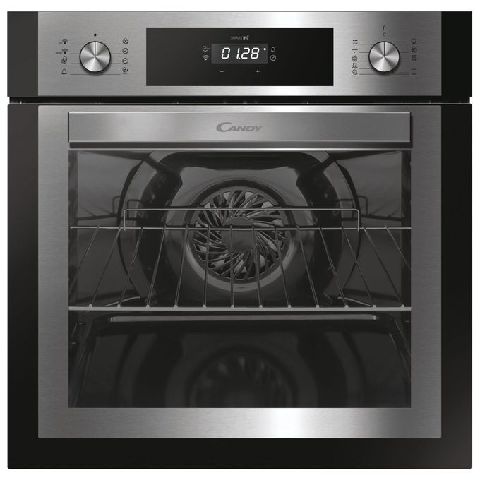 CANDY 33703066 Elite Forno da incasso Elettrico Multifunzione 70 L Classe A Wi-Fi Bluetooth Aquactiva Pirolitica (59.5x59.5x56.8 cm) colore Nero