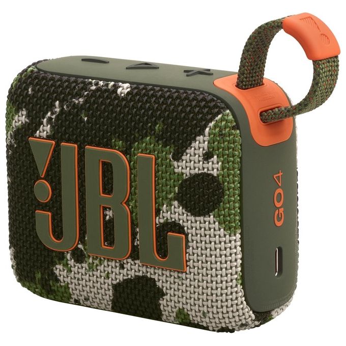 JBL JBLGO4SQUAD Go 4 Altoparlante Bluetooth Portatile 4,2 W IP67 Waterproof Antipolvere Autonomia 7 h colore Mimetico