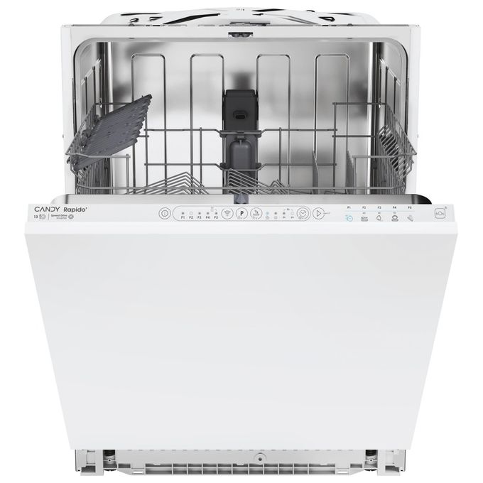 Candy CI 3E53L0W Rapido' Lavastoviglie da incasso 13 coperti Classe E 53 dB Wi-Fi Bluetooth Inverter (82x59,8x55 cm) colore Bianco