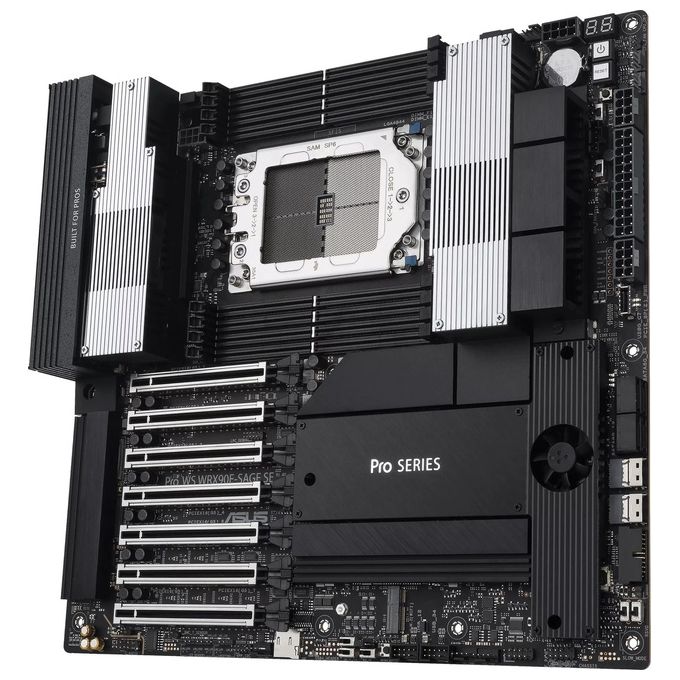 ASUS 90MB1FW0-M0EAY0 Pro WS WRX90E-SAGE SE Scheda Madre Workstation AMD sTR5 7 slot PCIe 5.0 x16 4 M.2 colore Nero