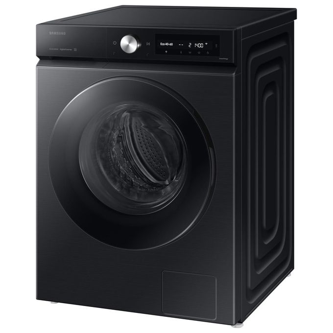Samsung BESPOKE AI WW90DB7U94GBU3 Lavatrice caricamento frontale Ecodosatore 9Kg 1400 giri Classe A Colore nero