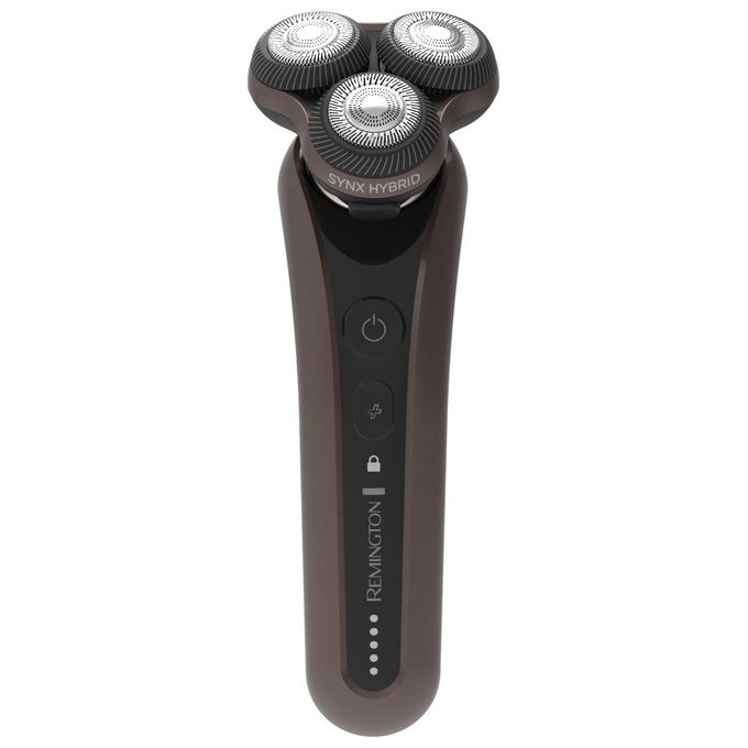Remington XR1795 X9 Limitless Rasoio elettrico rotante umido secco 3 testine autonomia 60 min colore Nero Argento