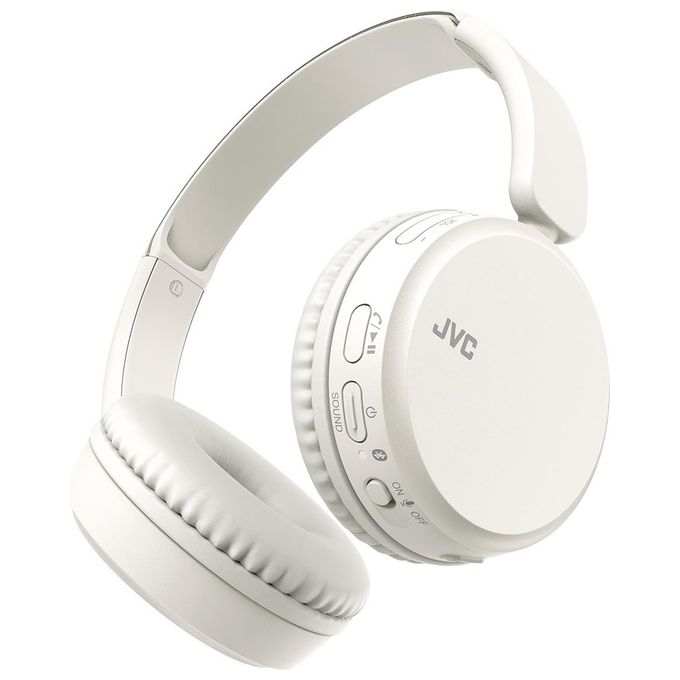JVC HA-S36W-W-U Cuffie Wireless a Padiglione Bluetooth 5.2 35h Microfono Integrato colore Bianco
