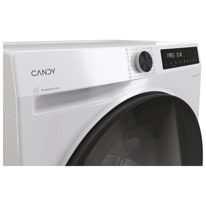 Candy Lavatrice a carica frontale ProWash 550 BP 411BL9-S Lavatrice a carica frontale, Libera installazione, 11 kg, 1400 RPM, Classe A, Bianco, 16 programmi, Controllo remoto avanzato e contenuti extra in App (Wi-Fi + BLUETOOTH), L x P x A (mm) 595x681x8