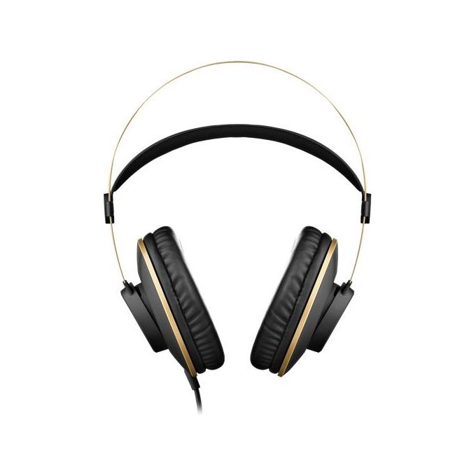 AKG K92 Cuffie Monitor a Padiglione Over-Ear Chiuse Cablate Studio 32 Ohm 113 dB 3 m colore Nero Oro