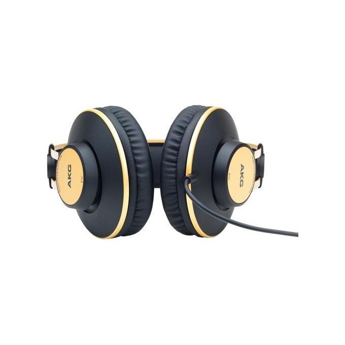 AKG K92 Cuffie Monitor a Padiglione Over-Ear Chiuse Cablate Studio 32 Ohm 113 dB 3 m colore Nero Oro
