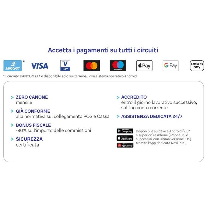 Nexi Lettore Carte di Credito nexi Softpos