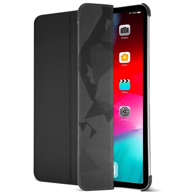 DECODED D23IPAP11SCS1CL Silicone Slim Cover per iPad Pro 11'' e iPad Air 10,9'' Supporto Regolabile Chiusura Magnetica colore Nero