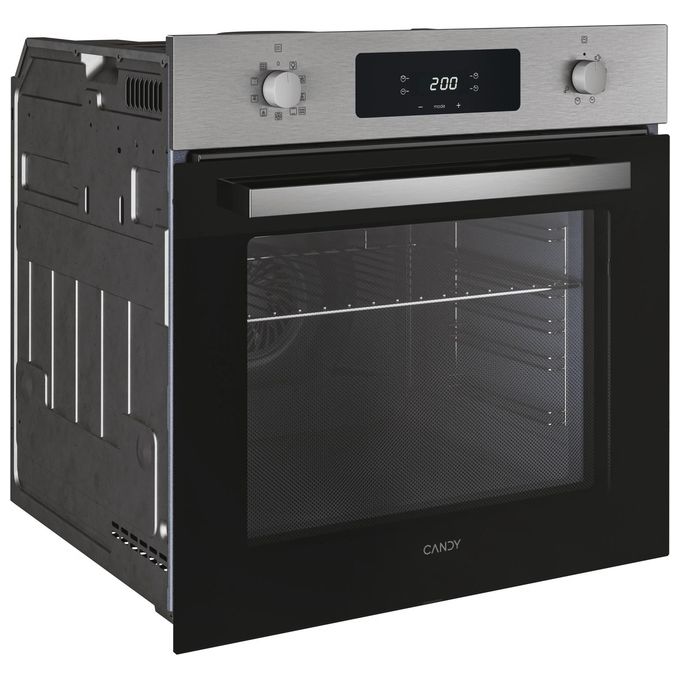 Candy FCM955XRL-CN Idea Forno da incasso Elettrico 70 L Classe A Pirolisi Vapore Wi-Fi (59.5x59.5x56.8 cm) colore Nero Inox
