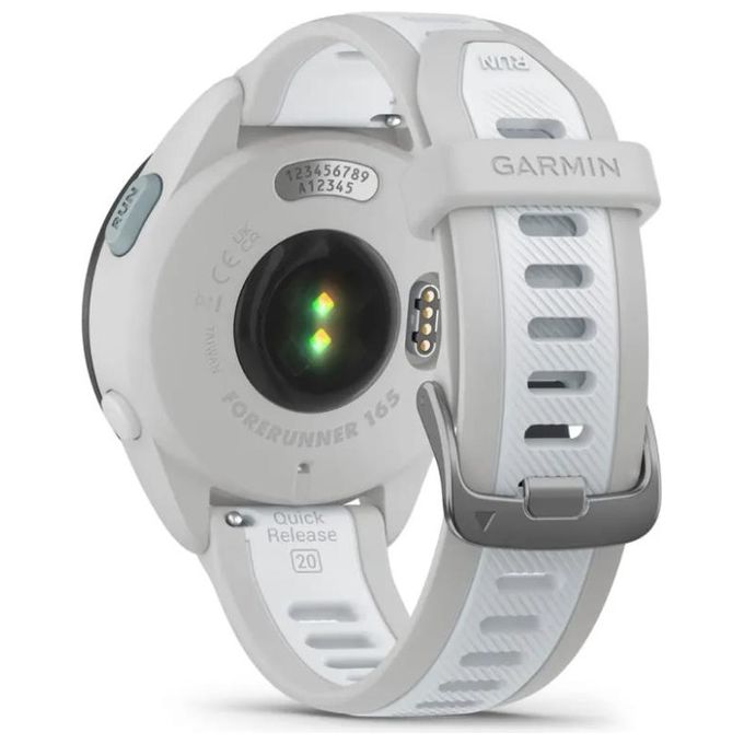 Garmin 010-02863-21 Forerunner 165 Smartwatch GPS AMOLED 1.2'' 43mm Cardiofrequenzimetro Multisport 4 GB colore Grigio