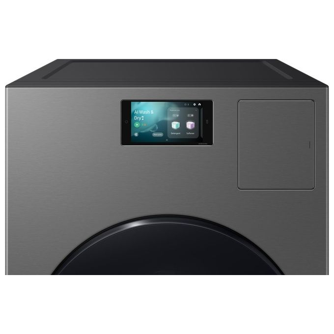 Samsung WD18DB8995BZT2 Bespoke AI Lavasciuga Frontale 18-11 Kg 1000 rpm Classe A Pompa di Calore WiFi (111x68.6x87.5 cm) colore Nero