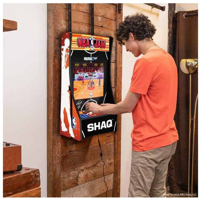 Arcade1up NBS-D-23160 NBA Jam Shaq Edition Partycade Console Retrogaming 3 giochi Monitor LCD 17''