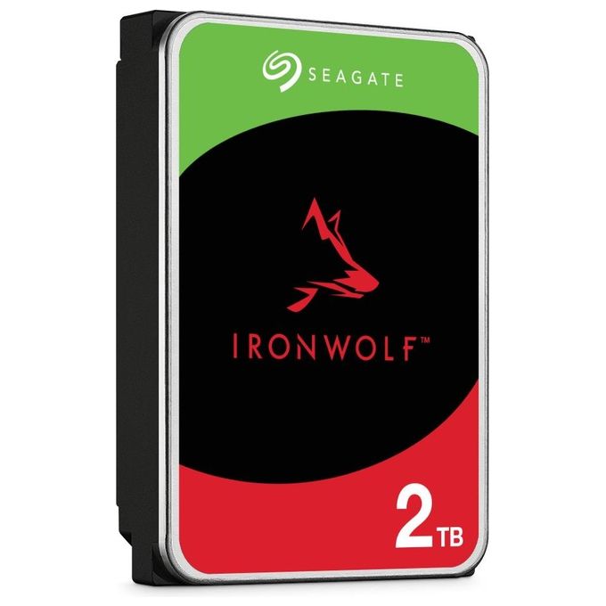 Seagate ST2000VN003 IronWolf Hard Disk Interno 3.5'' NAS 2TB SATA III 6 Gbit-s 5400 rpm Buffer 256MB 24-7