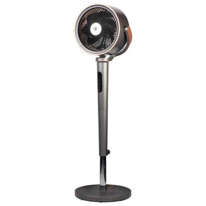 Ardes AR5CIR02 Lumia Circolatore d'aria a Piantana 12 Velocita' 1884 m³-h Oscillazione 3D Telecomando Ionizzatore Luce LED colore Grigio