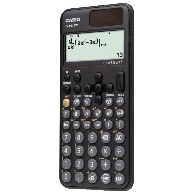 Casio, Calcolatrice Scientifica FX-991CW ClassWiz, Display LCD, Nero