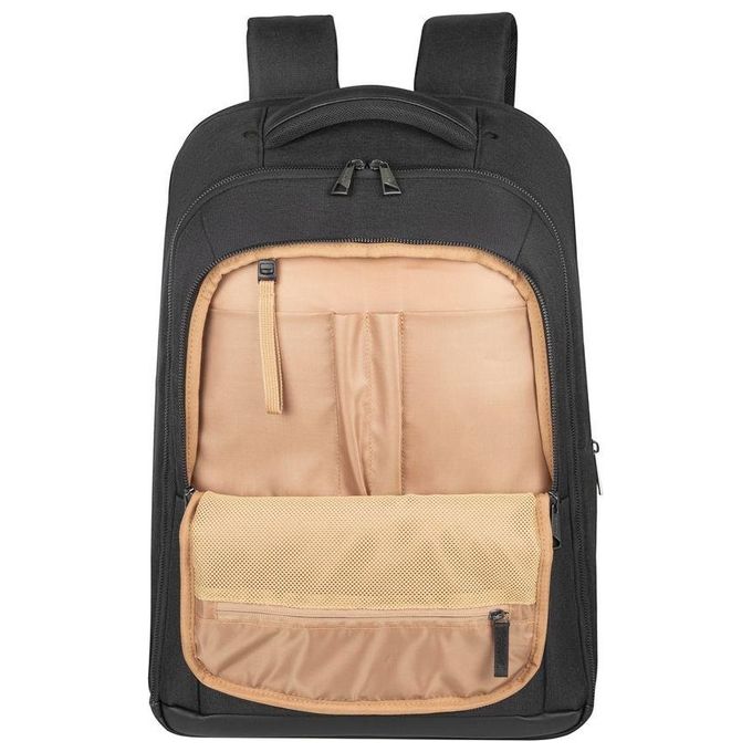 Rivacase 8164 BLACK Zaino per laptop ECO 17.3'' con tasca tablet e cinghia trolley colore Nero