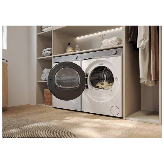 Haier HD100-C367U1 X Series 7 Asciugatrice Pompa di Calore 10 Kg Classe C Wi-Fi Ion AirFresh (85x59,5x68,5 cm) colore Bianco