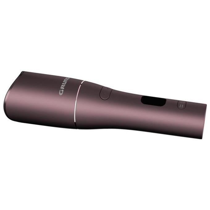 Grundig GMS3980 Easy Curl HS 6230 Ferro Arricciacapelli Automatico senza Fili con Rivestimento in Ceramica 3 Livelli di Temperatura Timer Regolabile e Display LCD colore Viola