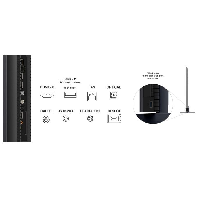 TCL 98C805 C805 Smart TV 98'' Mini LED QLED 4K 144Hz Google TV Dolby Vision IQ HDR10+ colore Nero