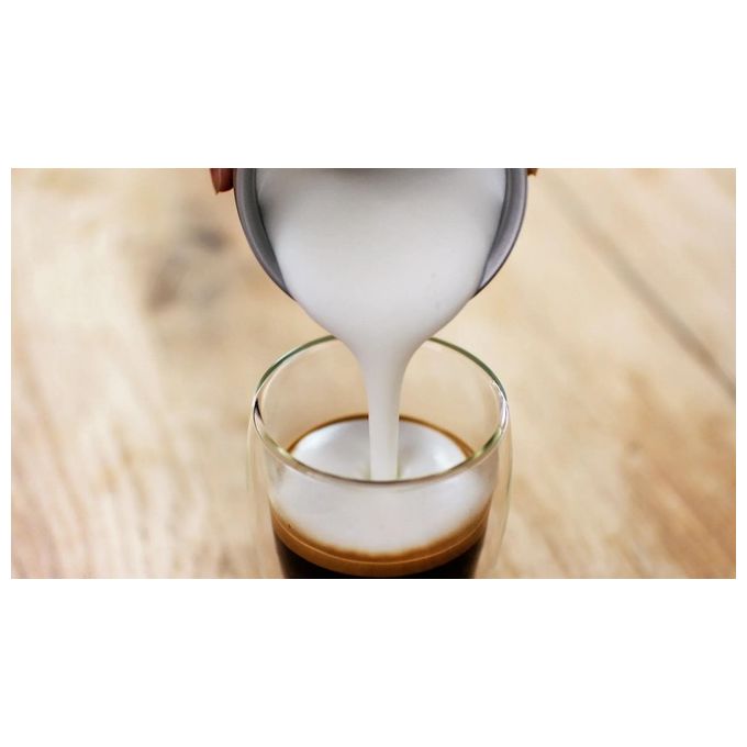 Philips CA6500-63 Milk Twister Montalatte Elettrico Schiuma Calda e Fredda 120 ml Rivestimento Antiaderente colore Nero