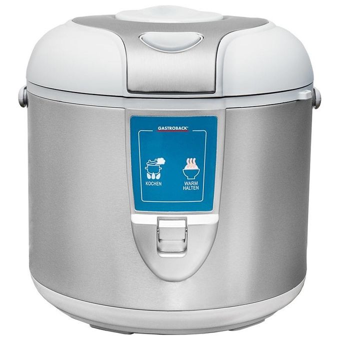 Gastroback 42507 Design Cuoci Riso 3 Litri 450W Argento-Bianco