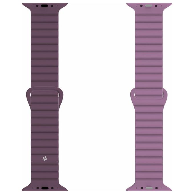 Celly WBand Cinturino per Apple Watch 42-44-45mm Mag Viola