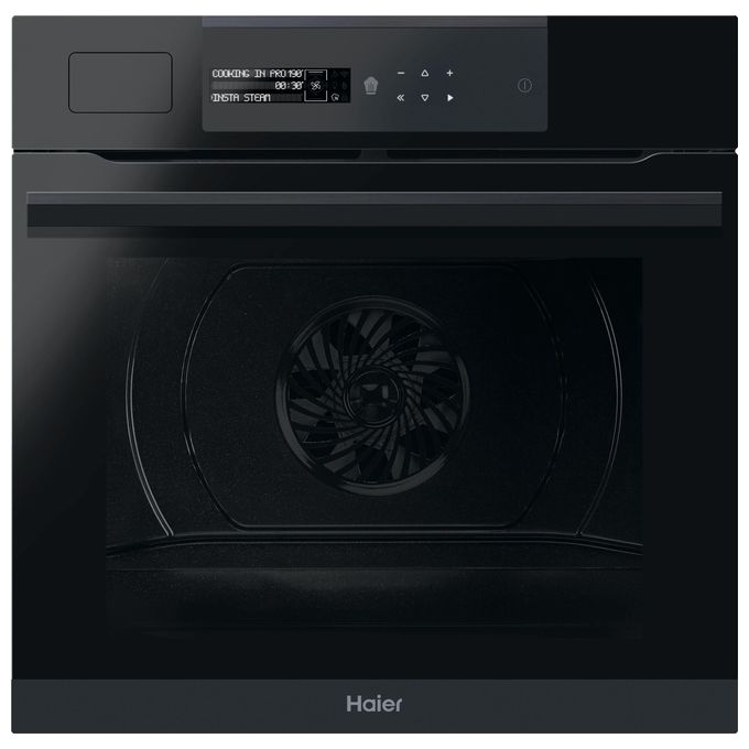 Haier 33703230 I-Message Steam Series 6 Forno da incasso elettrico a vapore 70 L Classe A+ Wi-Fi Bluetooth hOn pirolitico (59.5x59.5x56.8 cm) colore Nero