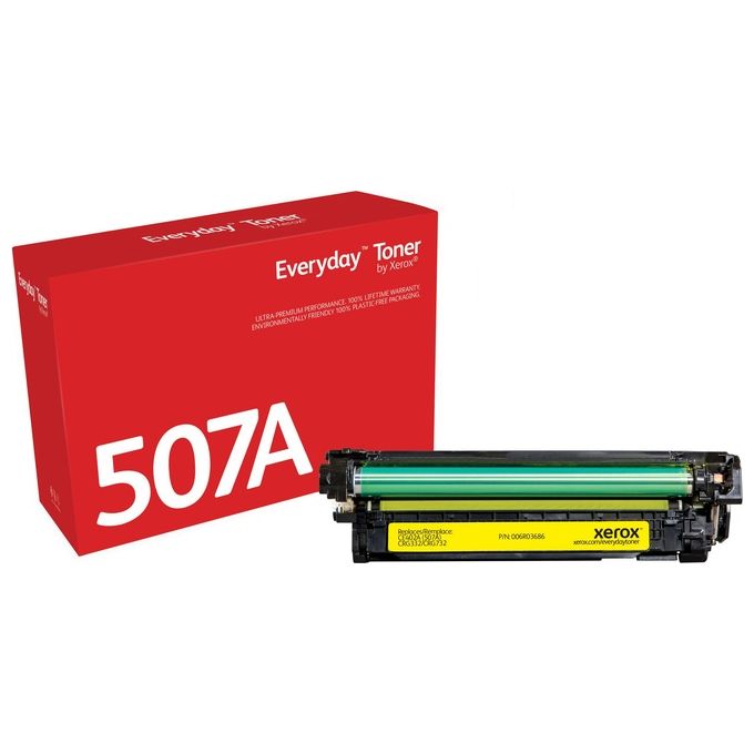 Xerox 006R03686 Toner Everyday Compatibile HP 507A CE402A Resa 6000 pagine Tecnologia Stampa Laser colore Giallo