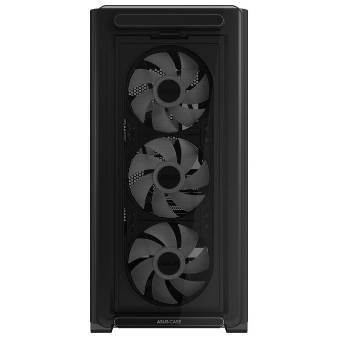 ASUS 90DC00K0-B19010 A23 PLUS TG Case PC Micro Tower con 4 Ventole ARGB Preinstallate e Pannello in Vetro Temperato colore Nero