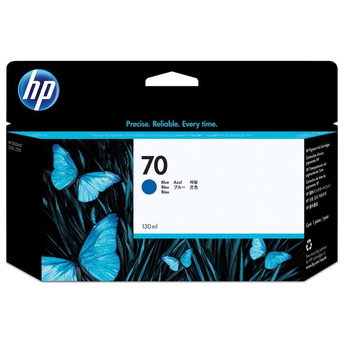 Hp cartuccia ink azzurro n.70 vivera 130ml