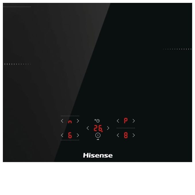 Hisense HI8421BSC Piano cottura a induzione 80 cm 4 zone Touch Bridge Zone Super Zone Booster colore Nero