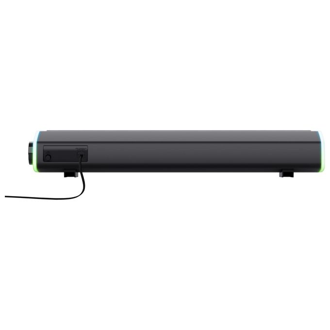 Trust GXT 620 AXON Soundbar Gaming RGB 2.0 canali 12 W ingresso AUX USB colore Nero