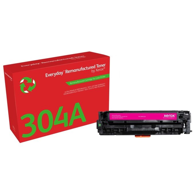 Xerox Everyday 006R03824 Toner Rigenerato Compatibile HP 304A CC533A Resa 2800 pagine colore Magenta