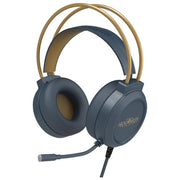 Freaks and Geeks 803494H Hogwarts Legacy Cuffie Gaming Cablate Jack 3.5 mm Microfono Omnidirezionale colore Blu Oro