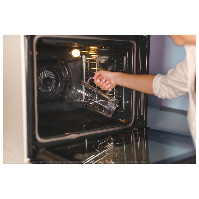 Candy FCM955XRL-CN Idea Forno da incasso Elettrico 70 L Classe A Pirolisi Vapore Wi-Fi (59.5x59.5x56.8 cm) colore Nero Inox