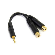 StarTech Cavo splitter stereo 15 cm - 3,5 mm maschio a 2 connettori femmina 3,5 mm