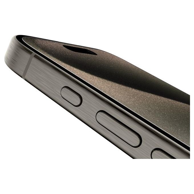 Belkin OVA157HQ ScreenForce UltraGlass 2 Pellicola Proteggischermo iPhone 16 Pro Antibatterico 9H colore Trasparente