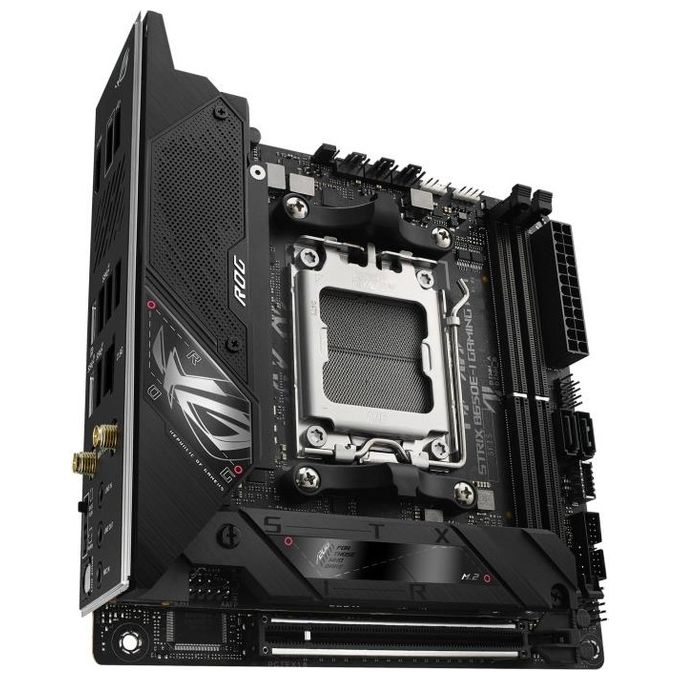 Asus ROG STRIX B650E-I GAMING WIFI Scheda Madre mini ITX Socket AM5 AMD B650 DDR5 64 GB Wi-Fi 6E colore Nero