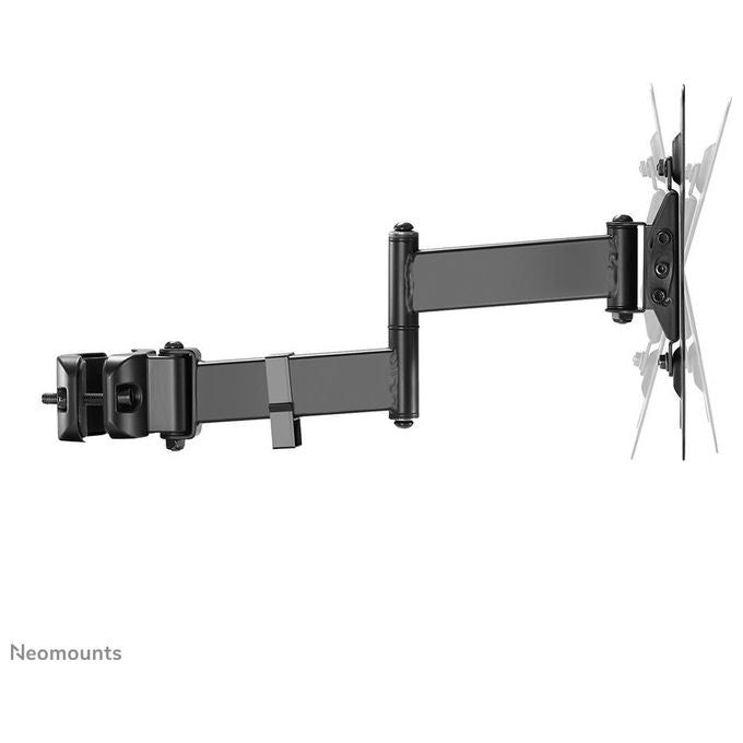 Neomounts FL40-450BL12 Supporto Palo per TV 23-42'' Compatibilita' VESA 75x75 200x200 mm Inclinazione Regolabile Rotazione 180° colore Nero