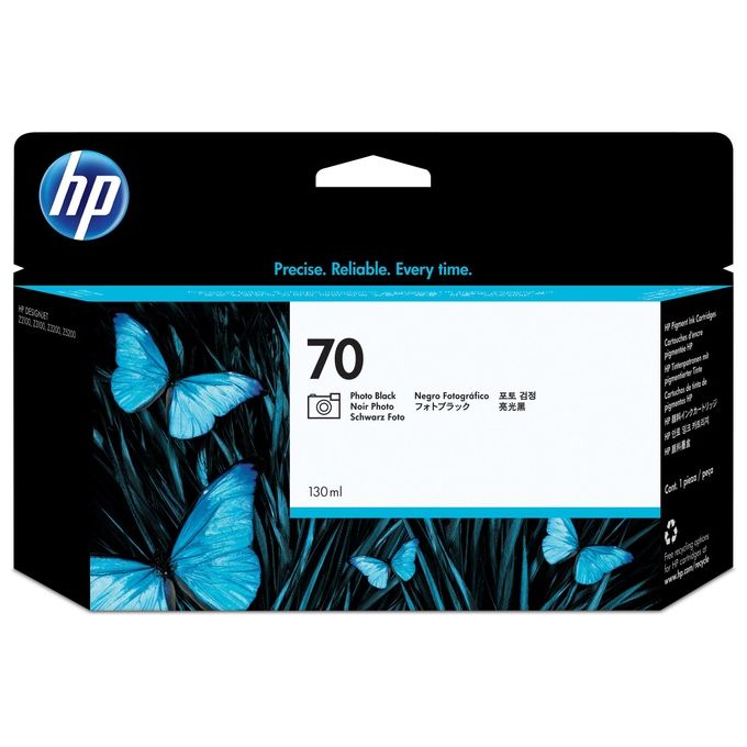 Hp cartuccia ink nero fotografico 70 vivera 130ml